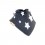 Bavoir bandana Funky Giraffe - Stars en blanc et gris