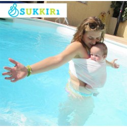 Porte-bébé sling Sukkiri blanc