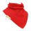 Bavoir bandana Funky Giraffe - uni rouge